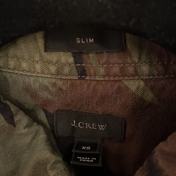 J. Crew Camouflage Button Down Shirt - Picture 3 of 4